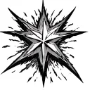 minecraft nether star tattoo design idea