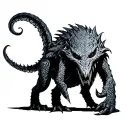 Cryptid tattoo design idea