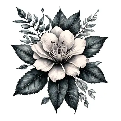 dainty spine tattoo nature and beauty tattoo design idea