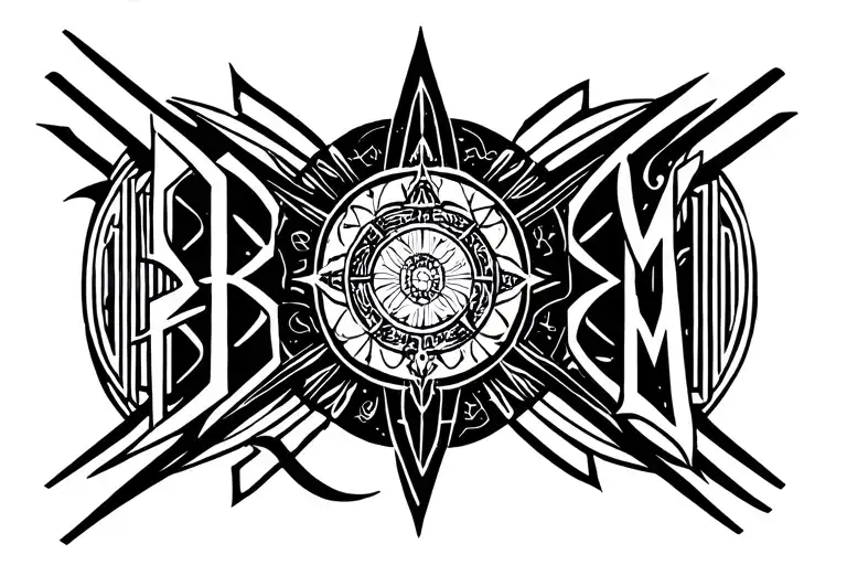 "Satyam" Aquarious zodiac tatto tattoo design idea