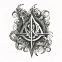 Rebellion symbol tattoo design idea