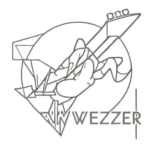 weezer band tattoo design idea