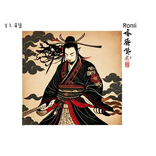 Ronin Samurai tattoo design idea