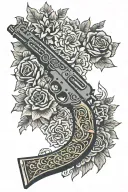 ak47 tattoo design idea