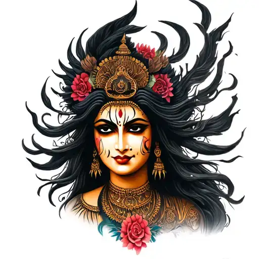 Kali Goddess tattoo design idea