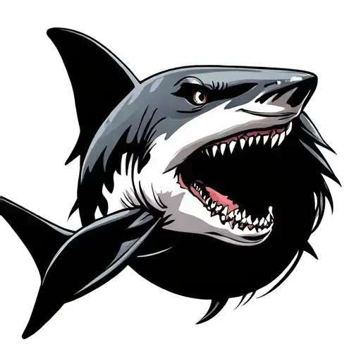 cheerleader mako shark tattoo design idea