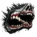 Zombie Bite tattoo design idea