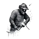 Welder tattoo design idea