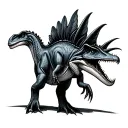 Spinosaurus tattoo design idea