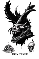 Risk Taker tattoo design idea