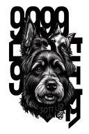 "999" memorial tattoos forearm with dogs death  include justin jefferson and anthony edwards  tattoo design idea