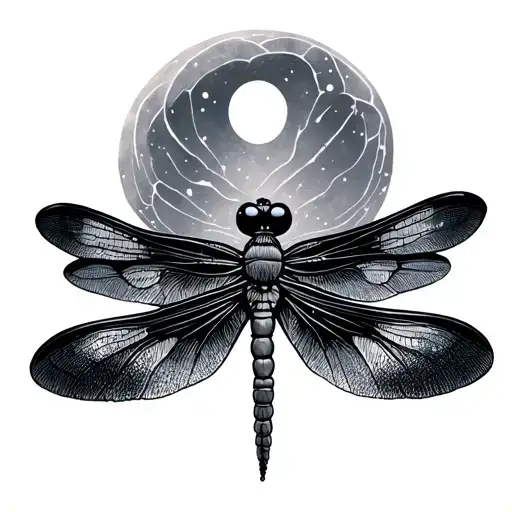 Semi colon dragonfly tattoo design idea