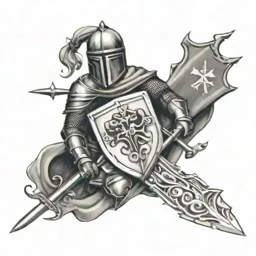 Knights Of Templar tattoo design idea