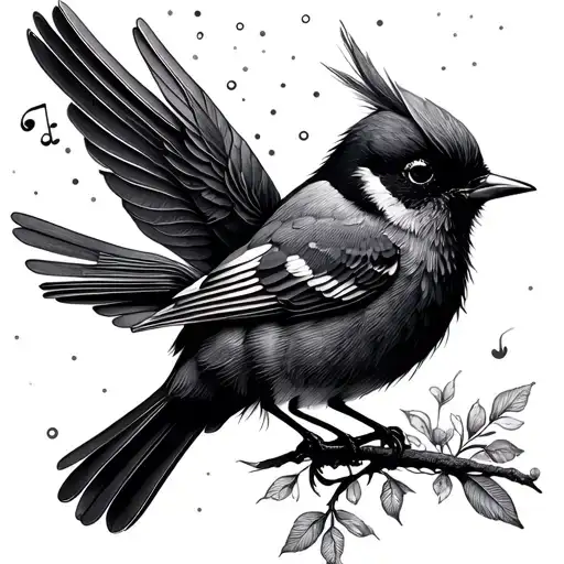 "Songbird " songbird tattoo design idea