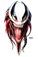 Venom, Carnage,Predator tattoo design idea