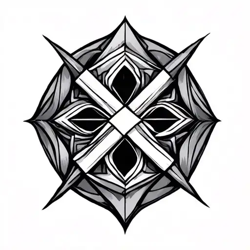 Geometric neo trad tattoo design tattoo design idea