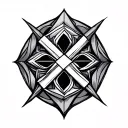 Geometric neo trad tattoo design tattoo design idea