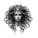 Medusa tattoo design idea