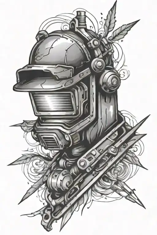 welding tattoo design idea