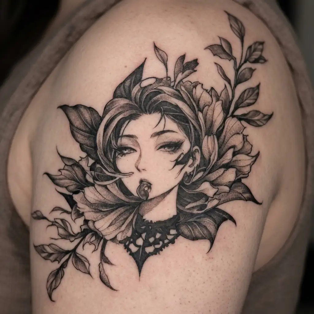 Hentai tattoo design idea
