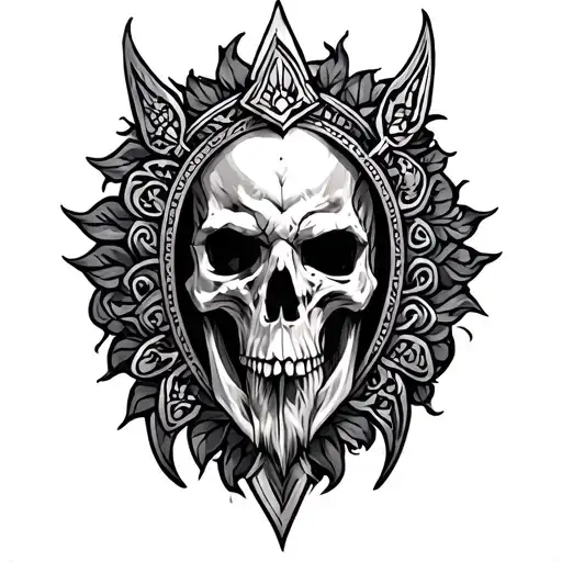 anglo saxon tatto tattoo design idea