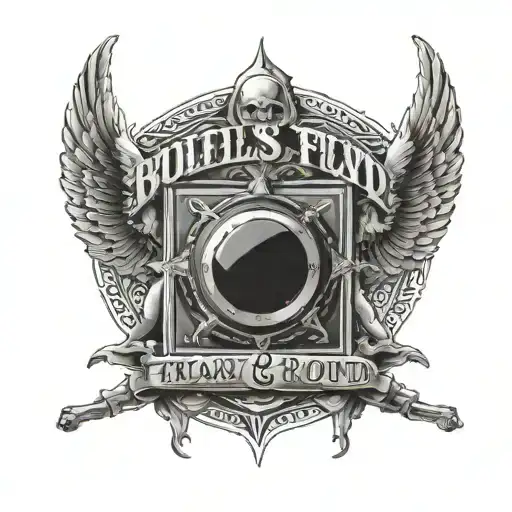 bullets may fly round but I lay down I feel safe and sound on solid ground tattoo design idea