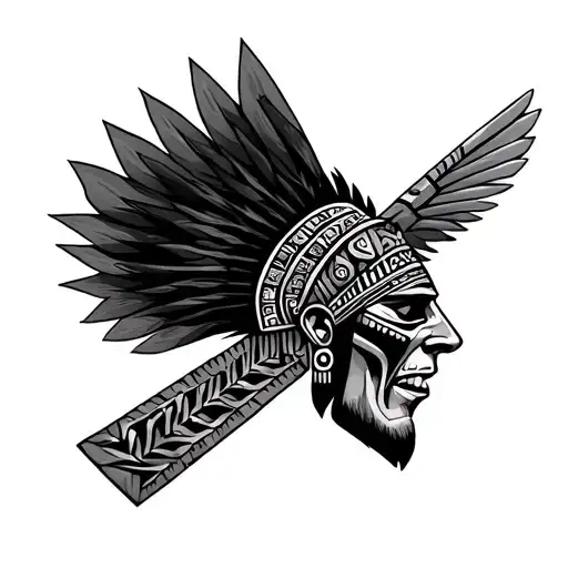 Aztec Band tattoo design idea