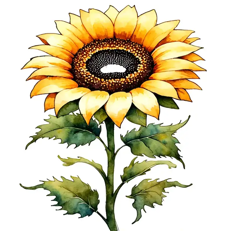 paw print sunflower tattoo tattoo design idea