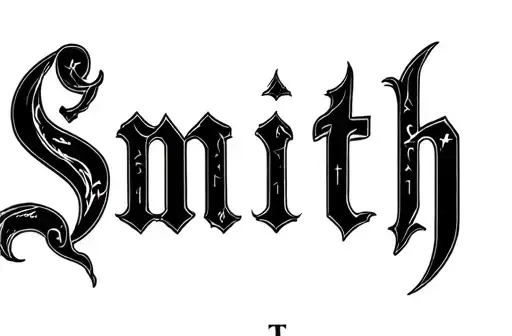 "Smith" "Smith" tattoo design idea
