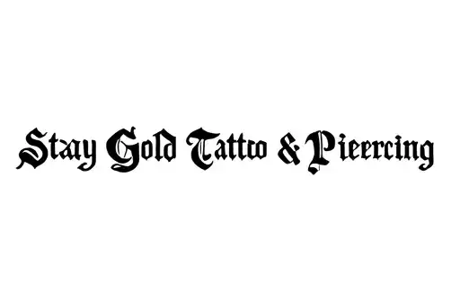 "Stay Gold Tattoo & Piercing" tattoo design idea