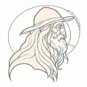 Father Time tattoo design idea
