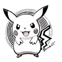 pikachu pokemon tattoo design idea