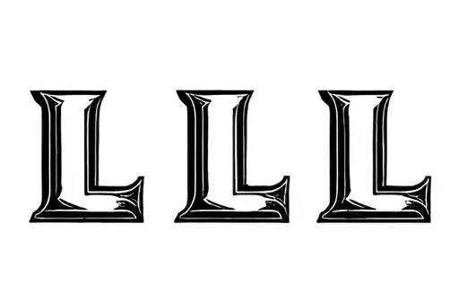 "LLL" tattoo design idea