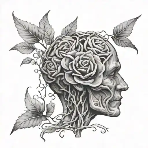 alzheimer tattoo design idea