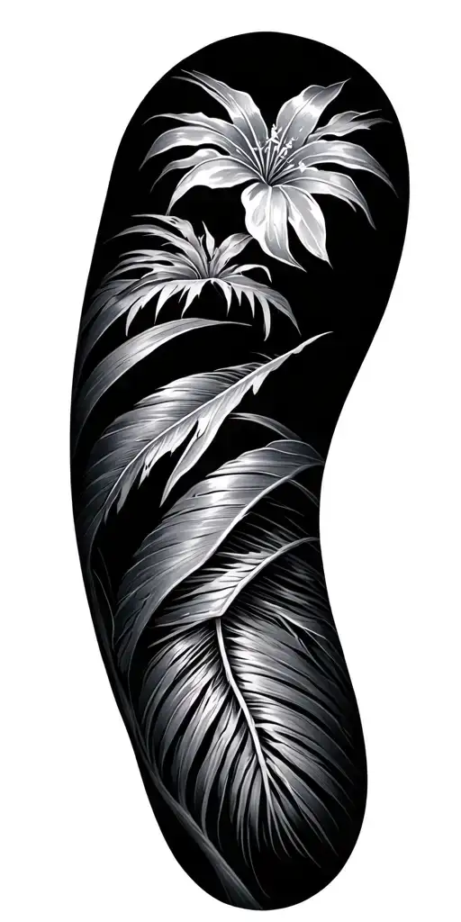 Miami beach tattoo design idea