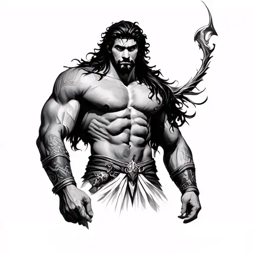 Samson tattoo design idea