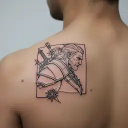Witcher 3 tattoo design idea