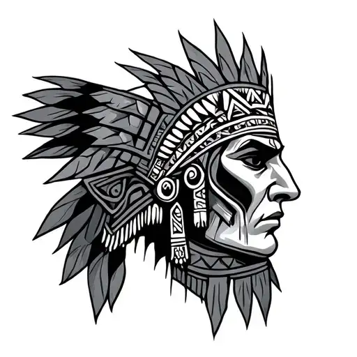 Aztec Band tattoo design idea
