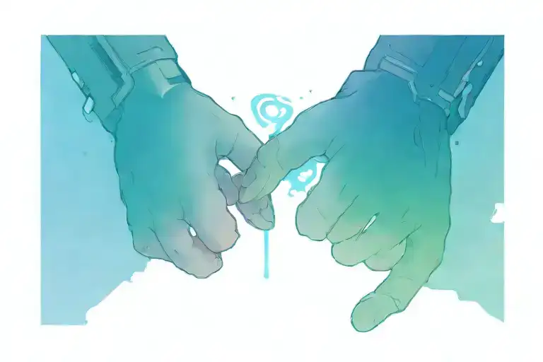  Master Chief holding Cortana in his hand tattoo design idea