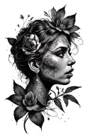 the lyrics "put a price on emotion, looking for something to buy. you got my devotion, but man i can hate you sometimes tattoo design idea