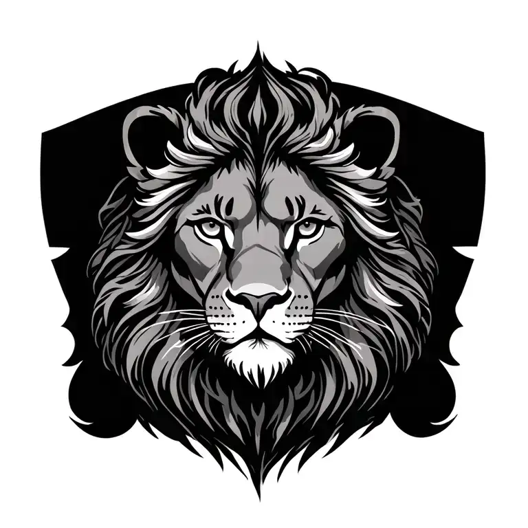 leo zodiac sign tattoo design idea