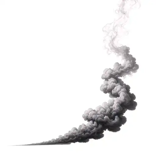 Filler Clouds and Smoke tattoo design idea