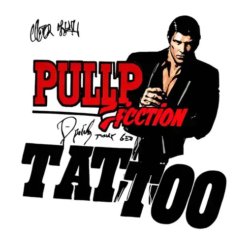 pulp fiction tattoo design idea