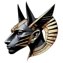 Anubis And Osiris tattoo design idea