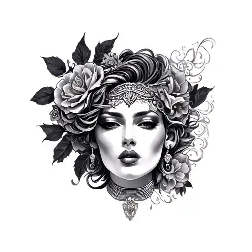 Versace design going tattoo design idea