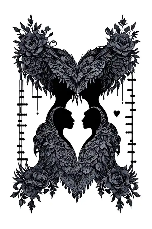 soulmate love eternal matching for couple morse code tattoo design idea