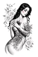 a love tattoo only an obssessed woman would do for insane fucking love tattoo design idea