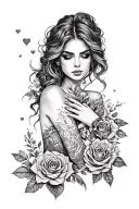a love tattoo only an obssessed woman would do for insane fucking love tattoo design idea