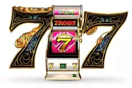 casino slot machine showing 777 tattoo design idea