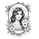 Memorial Mom tattoo design idea